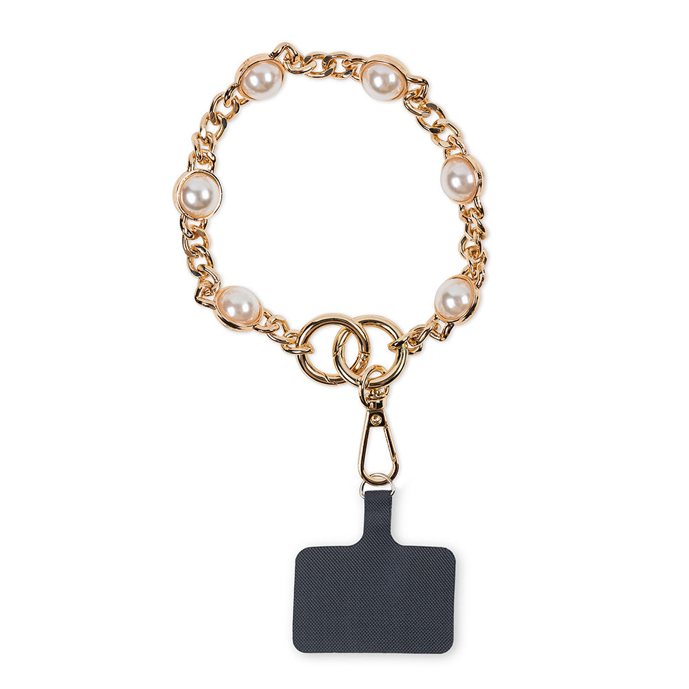 Ameila Pearl & Chain Wristlet